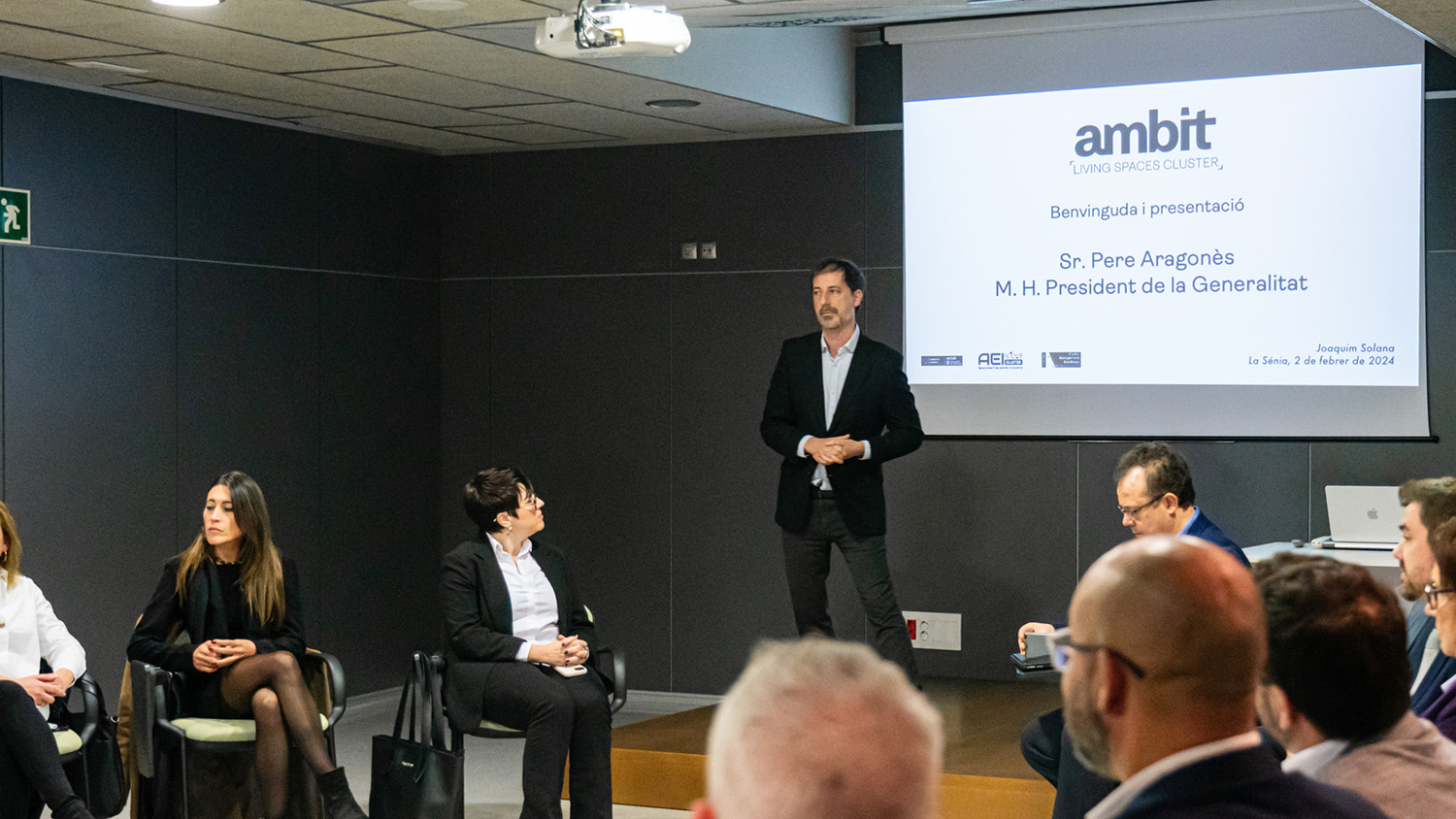 Marc Barreno, presidente de AMBIT Clúster durante su intervención
