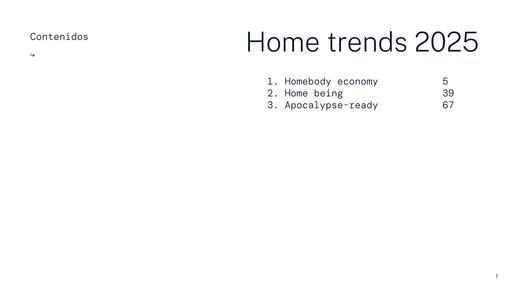 13 Tendencias Hogar 2025