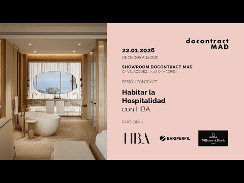 HBA Architecture - Habitar la Hospitalidad